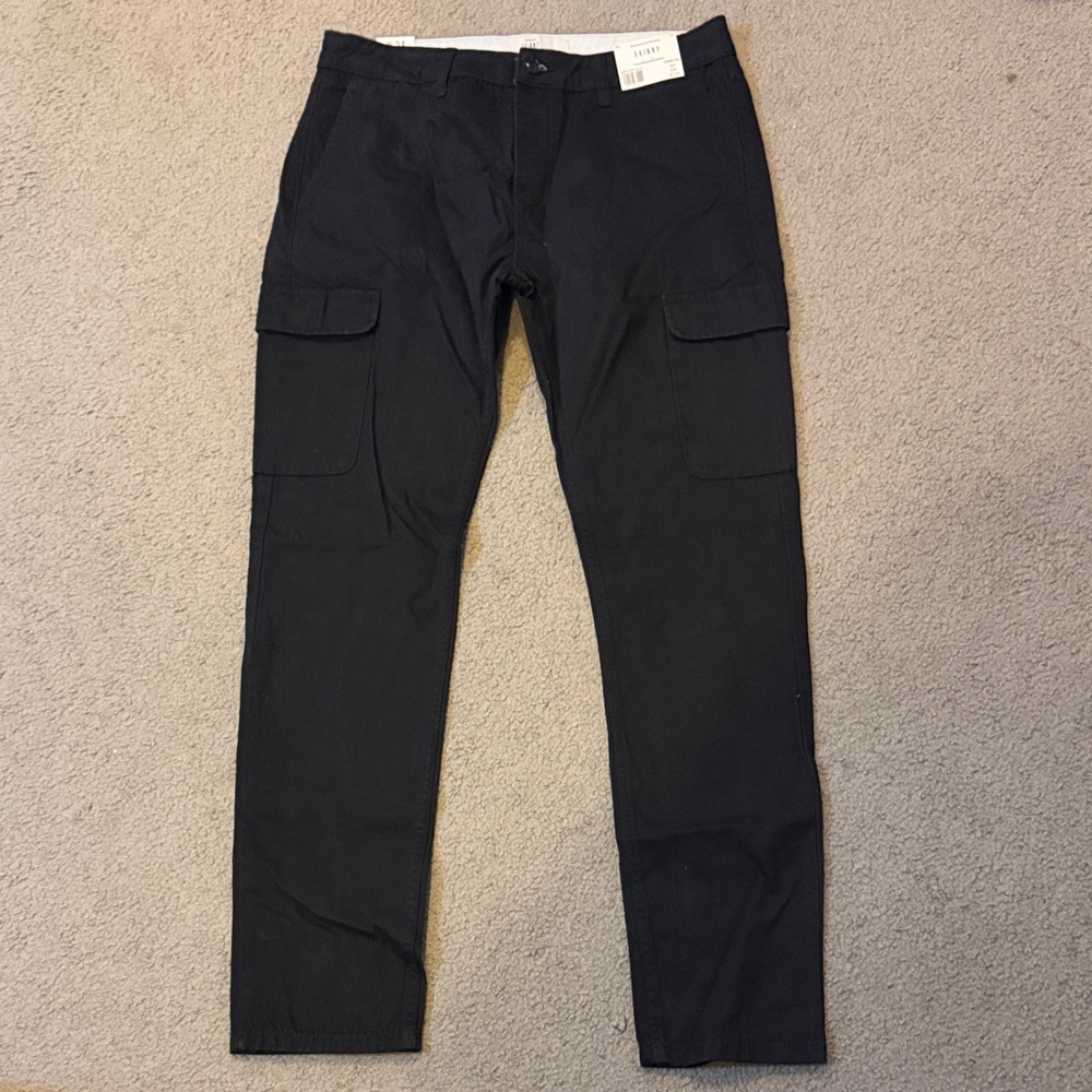 NWT Topman Dark Cargo Pants for Men